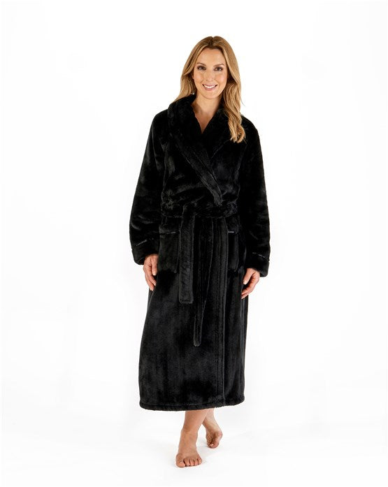 Fleece discount wrap robe